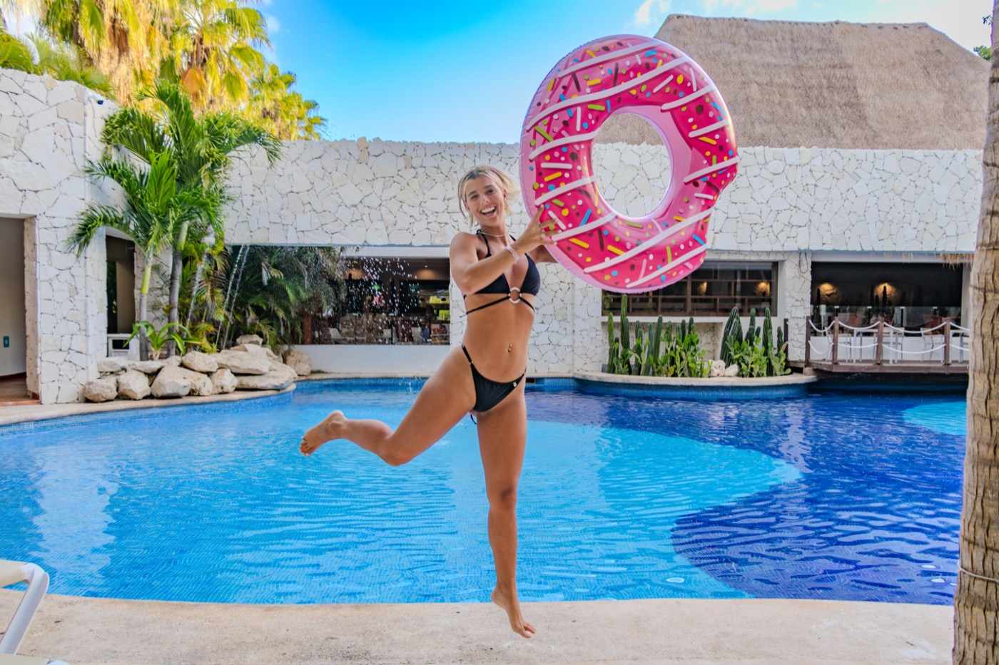 Pool at Grand Oasis Tulum Riviera Hotel