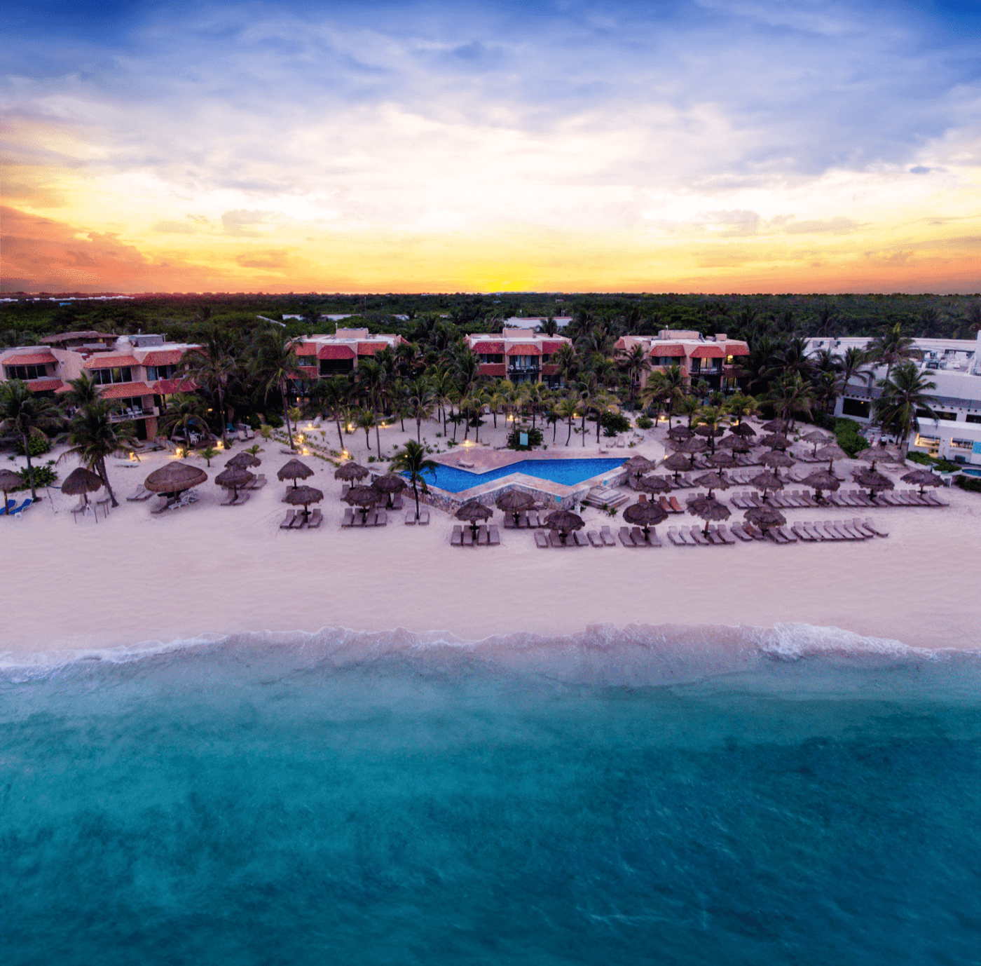 Panoramic Photo of Grand Oasis Tulum Riviera Hotel